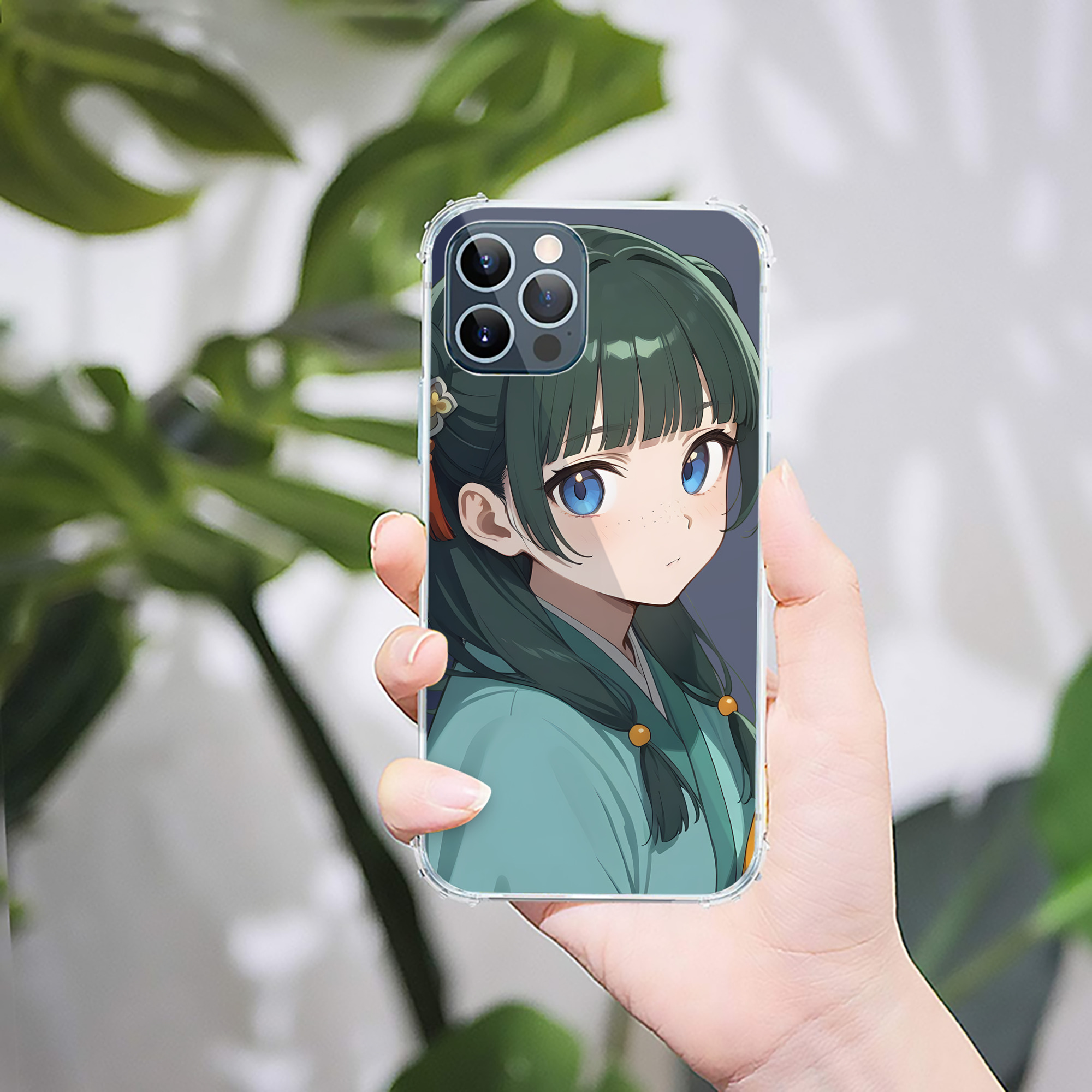 （画像用） 薬屋のひとりごと The Apothecary Diaries 【iPhone 12シリーズ対応】透明スマホケース（クリアソフトケース）
